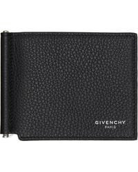 Givenchy - Grained Leather Clip Wallet - Lyst