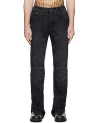 Jean Paul Gaultier - 'The Lace-Up Denim' Jeans - Lyst