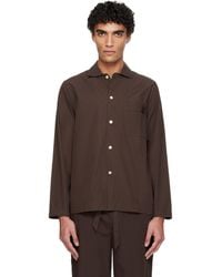 Tekla - Poplin Long-Sleeved Pyjama Shirt - Lyst