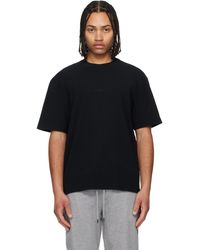 HUGO - Waffle-Structured Cotton T-Shirt - Lyst