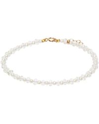 JIA JIA - April Birthstone Herkimer Diamond Pearl Bracelet - Lyst