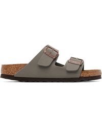 Birkenstock - Regular Arizona Birkibuc Sandals - Lyst