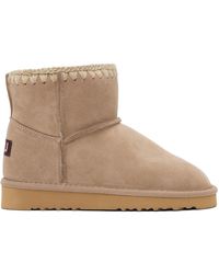 Mou - Tan Classic Boots - Lyst