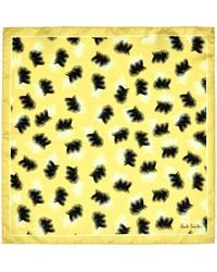 Paul Smith - Yellow Sunflare Pocket Square - Lyst
