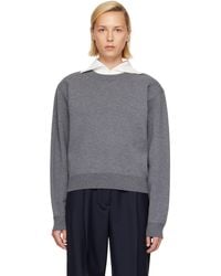 Rohe - Statement Shoulder Crewneck Sweater - Lyst