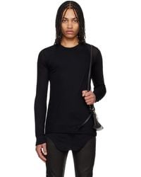 Rick Owens - ブラック Hollywood Basic 長袖Tシャツ - Lyst
