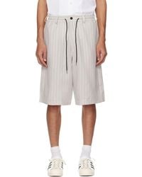 Y-3 - Pinstripe Sport Uniform Shorts - Lyst