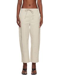 Rag & Bone - Pantalon De Détente Jolie Carpenter Blanc Cassé - Lyst