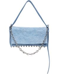 Alexander Wang - Denim Ricco Medium Flap Bag - Lyst