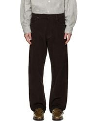 Studio Nicholson - Riso Corduroy Straight Leg Trousers - Lyst