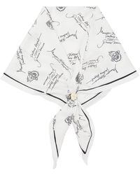 Maison Kitsuné - 'Poetic Paris' Scarf - Lyst