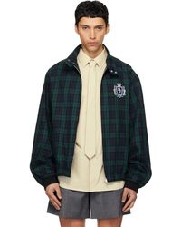 we11done - Classic Check Herrington Jacket - Lyst