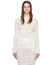 Issey Miyake - Off- Ambiguous Sweater - Lyst