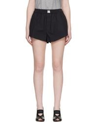 MM6 by Maison Margiela - Cotton Poplin Shorts - Lyst