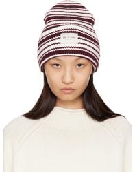 Rag & Bone - Blake Rib-Knit Stripe Beanie - Lyst