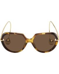 Bottega Veneta - Drop Squared Sunglasses - Lyst