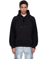 CASABLANCA - Squash Logo Flock Print Hoodie - Lyst