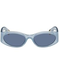 Jacquemus - Blue 'les Lunettes Ovalo' Sunglasses - Lyst