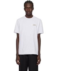 Jacquemus - Les Classiquesコレクション ホワイト Le T-shirt Gros Grain Tシャツ - Lyst
