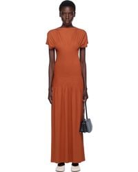 TOTEME - Knife-Pleated Jersey Maxi Dress - Lyst