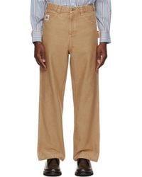 Bode - Embroidered Knolly Brook Trousers - Lyst