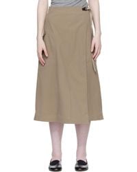 Veilance - Lota Midi Skirt - Lyst