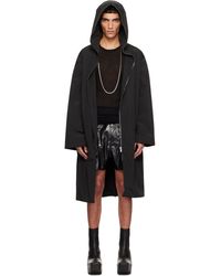 Rick Owens - Hollywood Hooded Gimp Coat - Lyst