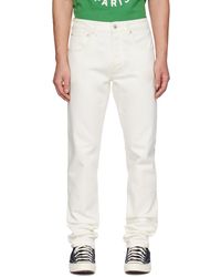 KENZO - Off-white Paris Bara Jeans - Lyst