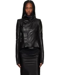 Rick Owens - Temple Naska Leather Jacket - Lyst