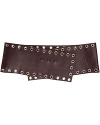 Belle Anna - Burgundy Dilara Belt - Lyst