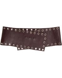 Belle Anna - Burgundy Dilara Belt - Lyst