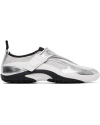 Lanvin - Lnv1 Crinkled Metallic Leather Sneakers - Lyst