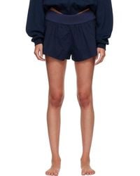 Skims - Woven Cotton Flutter Shorts - Lyst