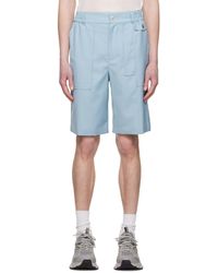 Feng Chen Wang - Short Bleu À Panneaux - Lyst