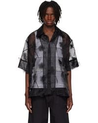 Simone Rocha - Carnation Organza Boxy Shirt - Lyst