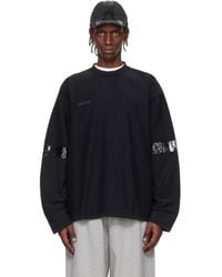 Vetements - Taped Reconstructed Longsleeve T-Shirt - Lyst