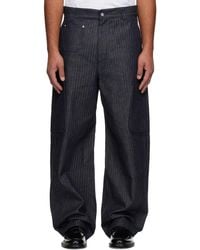 Givenchy - Herringbone Denim Cargo Pants - Lyst