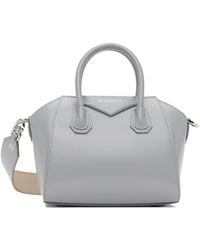 Givenchy - Gray Mini Antigona Bag - Lyst