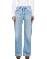 Acne Studios - Jean 2021F Bleu À Coupe Classique - Lyst