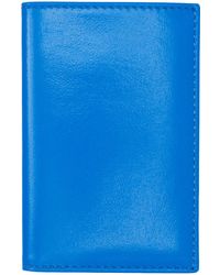Comme des Garçons - Comme Des Garçons Wallets Blue Super Fluo Card Holder - Lyst