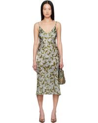 Dries Van Noten - Silk Slip Midi Dress - Lyst