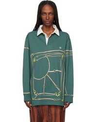 Conner Ives - Belt Printed Rugby Polo - Lyst