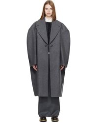 Thom Browne - Melton Cocoon Coat - Lyst
