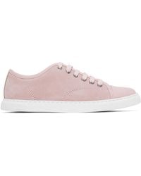 Lanvin - Dbb1 Leather & Suede Sneakers - Lyst
