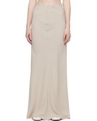 Ami Paris - Bias-Cut Maxi Skirt - Lyst