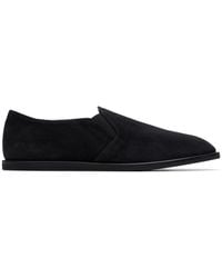 Common Projects - Suede Slip-On Loafers - Lyst