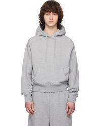 Entire studios - Pull À Capuche Gris - Lyst