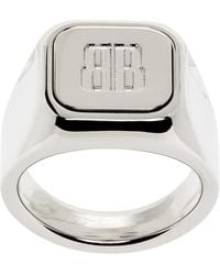 Balenciaga - Nano Signet Ring - Lyst