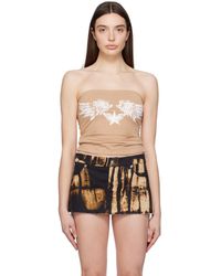Miaou - Taupe Haley Tube Top - Lyst