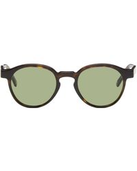 Retrosuperfuture - Round Tortoiseshell Acetate Sunglasses - Lyst
